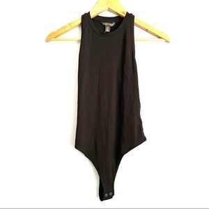 𝅺new Banana Republic Ribbed Racerback Thong Bodysuit